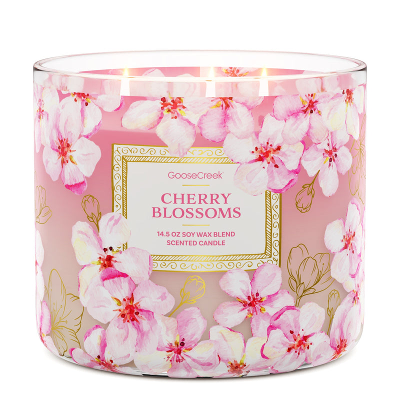 Cherry Blossoms 3-Wick Candle bv5px 3xpch t392x y8x7c