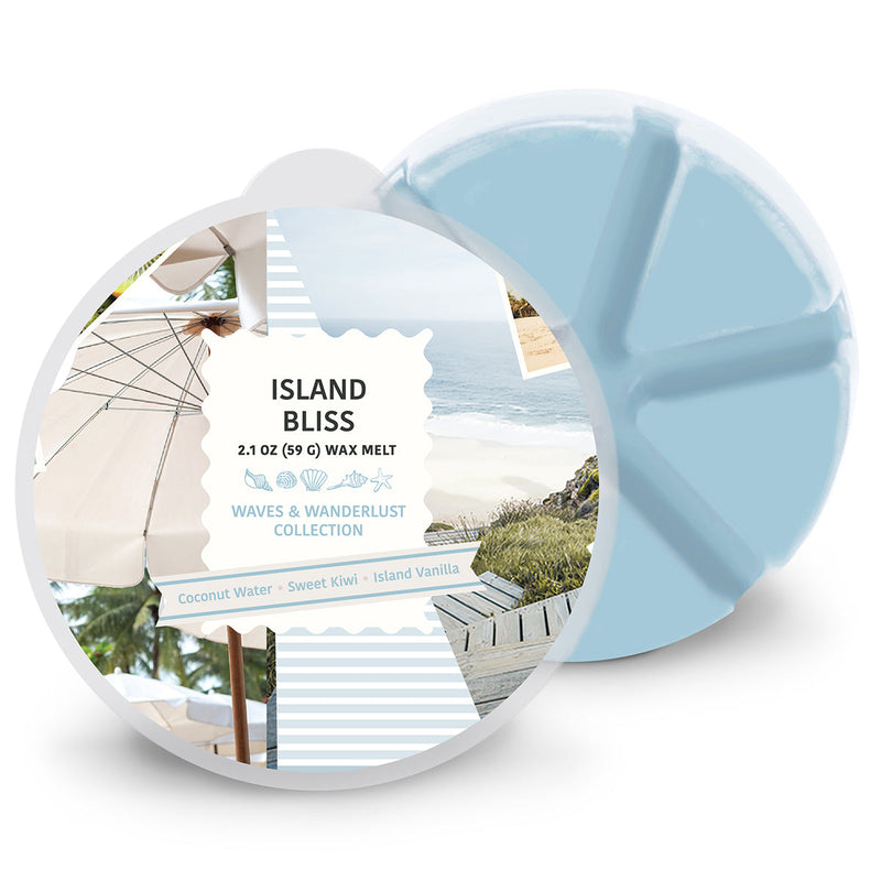 Island Bliss Wax Melt 98s2r p43mz j3jwk xtm5b