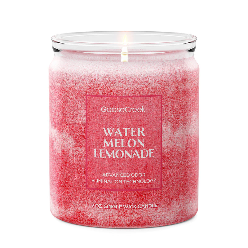 Watermelon Lemonade Odor Eliminating 7oz Single Wick Candle rw7ka br4wz qzyzf